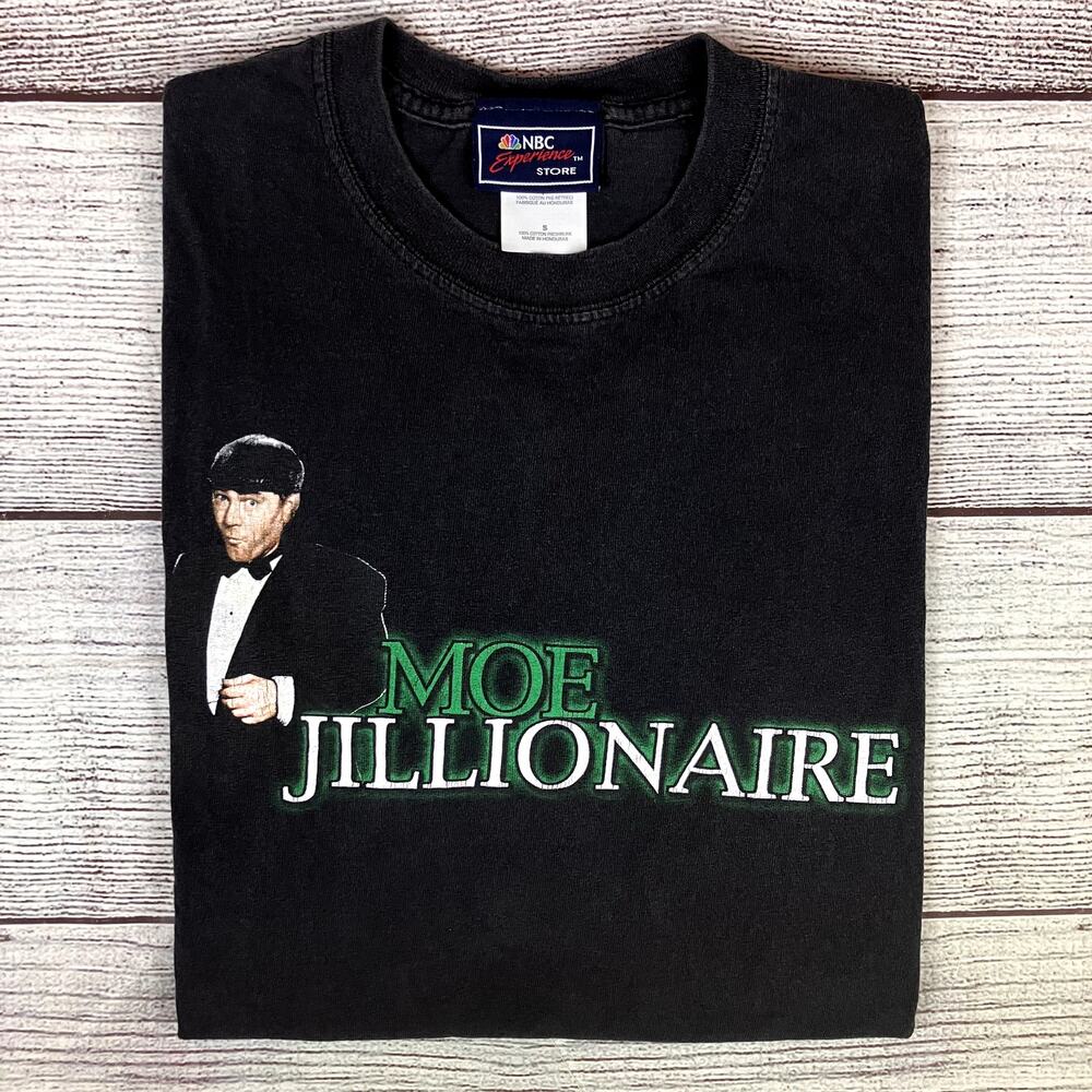 Vintage The Three Stooges "Moe Jillionaire" Comedy T-shirt